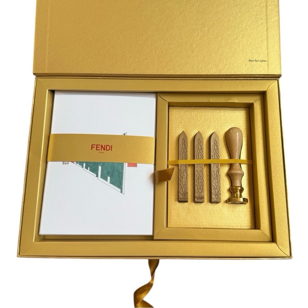 Fendi VIP Stationary Set with Wax and Stamp